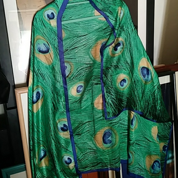 X&F Fashion Peacock Scarf/Shawl Wrap - Picture 4 of 4